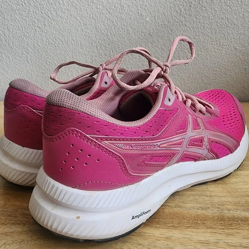Asics GEL-Contend 8 Shoes Womens Size 9.5 Running AmpliFoam Athletic Sneakers